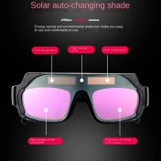 Resim Sourcingasia Otomatik Kararan Kaynak Gözlüğü Çizilmez Geniş Görünümlü Kaynakçı Gözlükleri Plazma Kesim Için 10 Adet Lensli (Yurt Dışından) 