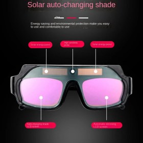 Resim Betty Becky Otomatik Kararan Kaynak Gözlüğü Çizilmez Geniş Görünümlü Kaynakçı Gözlükleri Plazma Kesim Için 10 Adet Lensli (Yurt Dışından) 