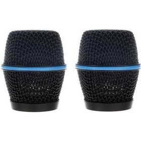 Resim Fortunelane Beta 86 Baş Çelik Örgü Mikrofon Başı Siyah Beta 87, 87a, 87c 2 Paket 