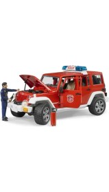 Resim Bruder Jeep Wrangler Rubicon İtfaiye Ve İtfaiyeci BR02528 