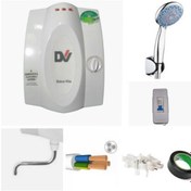 Resim Baymak Dolce Vita Mt8000 Banyo Ve Mutfak Uyumlu Şofben 6Mt Kablolu Tam Takım Set 