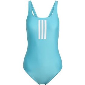 Resim adidas 3S Mıd Suıt Kadın Mayo Mavi 