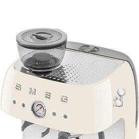 Resim Smeg EGF03CREU Öğütücülü Krem Espresso Kahve Makinesi 