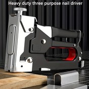 Resim 600 zımba ile çoklu işlevli el çivisi tabancası ve bandaj pense seti olan 3'ü 1 arada ağır hizmet zımba makinesi DIY ev dekorasyonu, mobilya ve ahşap çerçeveler için - manuel güç ayarlı zımba makinesi 
