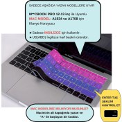 Resim McStorey Laptop Macbook Pro Klavye Kılıf US(ABD) İngilizce Baskılı A1534 A1708 ile Uyumlu Ombre 
