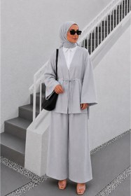 Resim bellura Önden Bağlamalı Kimono Takım 
