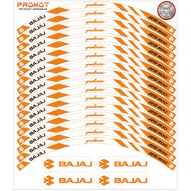 Resim PROMOT PULSAR RS200 UYUMLU JANT ŞERİDİ Motosiklet Aksesuar Jant Sticker 4 