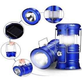 Resim Muratech Büyük Boy Güneş Enerjili Kamp Feneri Işıldak Lamba Usb Şarjlı 