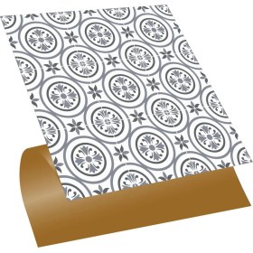 Resim Kendinden Yapışkanlı Geometrik 039 Desenli Pvc Karo 30X30 cm (33 Adet) 3m2 