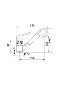 Resim Franke Novara Plus Krom Mutfak Bataryası 115.0347.111 