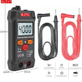 Resim Normadia T1 Dijital Multimetre True Rms Ncv 600V Mini Cep El Tipi Voltmetre 
