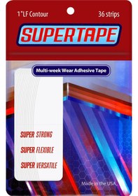 Resim True Tape Supertape Protez Saç Bandı Oval 1LF 2.5 CM x 7.5 CM 