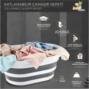 Resim Bee Home Katlanabilir Silikon Çamaşır Sepeti MS054684 