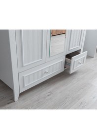 Resim Yalı Modern 3 Kapaklı Aynalı Elbise Dolabı 125 60 211 