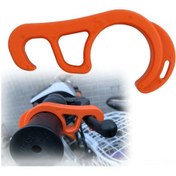 Resim Ranyeek Hafif Ve Portatif Bisiklet Ve Motosiklet Park Fren Kilidi, Pp Malzeme, Turuncu, Yürüyen Zeminde Sabit Durma Kolaylığı. Turuncu 