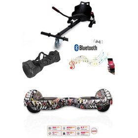 Resim Citymate Elektrikli Kaykay Akıllı Denge Hoverboard + Hoverkart + Çanta Full Ledli Extrem Paket D14 