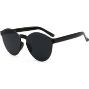 Resim Moonbıffy Motosiklet Moda Yuvarlak Şeker Lens Uv400 Çerçevesiz Güneş Gözlüğü Kadın/erkekwhıteordu Yeşil51 Beyaz 