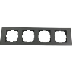 Resim Ovivo Grano Metallic Dörtlü Çerçeve Füme 