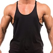 Resim 1 adet Erkek Atletik Tank Top, Polyester Örgü, Nefes Alabilir ve Esnek, Düz Renk, Yuvarlak Yaka, Normal Beden, Basketbol, Spor Salonu, Koşu, Yoga, Günlük Giyim, Yaz Sporları Yeleği, Erkekler, Gençler, Çiftler için 