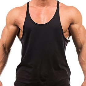 Resim 1 adet Erkek Atletik Tank Top, Polyester Örgü, Nefes Alabilir ve Esnek, Düz Renk, Yuvarlak Yaka, Normal Beden, Basketbol, Spor Salonu, Koşu, Yoga, Günlük Giyim, Yaz Sporları Yeleği, Erkekler, Gençler, Çiftler için 