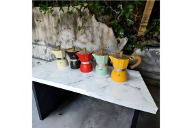 Resim Feyza Design Kahve Espresso Makinesi 150ML 3 Kupalı, Pratik ve Şık Tasarım 