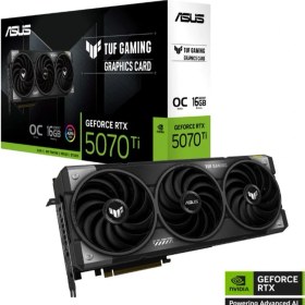 Resim Asus Geforce TUF-RTX5070TI-O16G-GAMING 16GB Gddr7 256BIT 2xhdmı 3xdp Ekran Kartı 