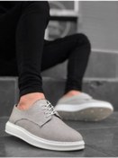 Resim Ba0003 Bağcıklı Spor Gri Keten Yüksek Taban Casual Erkek Ayakkabı Çok Renkli 