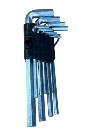 Resim 9 Parça Alyan Anahtar Takımı Farklı Boylarda L Tip Alyan Seti 