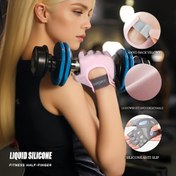 Resim RIGWARL 1 Çift Kaymaz Fitness Eldiveni, Dış Mekan Kaymaz Antrenman Eldiveni, Kuvvet Antrenmanı, Vücut Antrenmanı, Fitness ve Spor İçin 