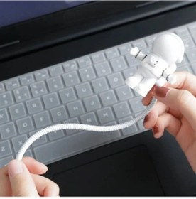 Resim Luz&pos Usb Astronot Gece Lambası, Masa Lambası, Kitap Okuma Lambası Işığı Çok Renkli 