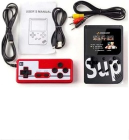 Resim Sup 400 Oyun Çift Kol Mini Atari Retro Oyun Konsolu Siyah 