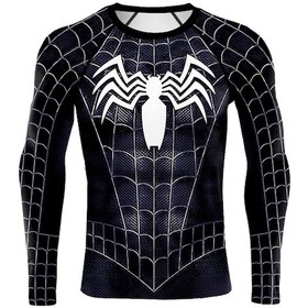 Resim Teanoon Süper Kahraman Erkek Spor T-shirt - Spider Cosplay Ve Fitness İçin T Gömlekpembe Pembe 