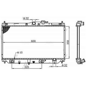 Resim Radyatör Su Accord 90-93 / Rover 16mm A-t Brazıng 