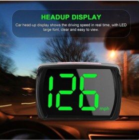 Resim Pazly Kknoon Gps Hud Gösterge - Led Büyük Yazı, 2 Modlu Km/h & Mph, Gece/gündüz Net Görüş, Tüm Araçlar İçin 