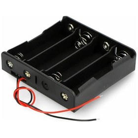 Resim 18650 4lü Pil Kutusu Seri 4 Adet 14.8V Seri Lityum Lion Batarya Yuvası 