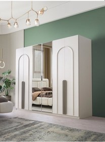 Resim Barcelona Mdf Bazalı Ledli Yatak Odası Takımı 