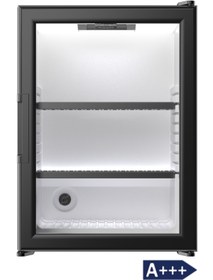 Resim Elektromarla INV-MC-40 Inverter Kompresörlü 40 Litre Camlı Minibar Mini Buzdolabı Otel Tipi Ev Ofis İçin Uygun 