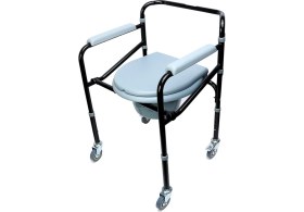 Resim Kifidis KY696 Tekerlekli Tuvaletli Banyo Sandalyesi AGSTWC005 