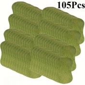Resim 105 Adet Yeşil Kendinden Yapışkanlı Isı Yastığı, Omuz, Boyun ve El İçin Uygun – Elektriksiz, 7.62x12.7 cm Yeniden Kullanılabilir Vücut Yastıkları | Omza Özel | Yumuşak 