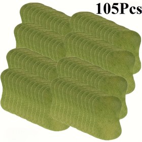 Resim 105 Adet Yeşil Kendinden Yapışkanlı Isı Yastığı, Omuz, Boyun ve El İçin Uygun – Elektriksiz, 7.62x12.7 cm Yeniden Kullanılabilir Vücut Yastıkları | Omza Özel | Yumuşak 