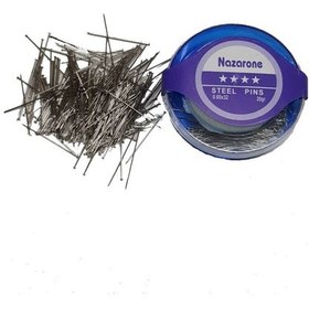 Resim Paslanmaz Çelik Toplu İğne 3 Lü Set - 20 Gr X 3 Adet Süngerli Kutu 0.60x32 Mm 