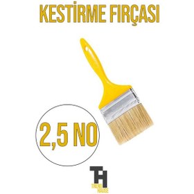 Resim 2,5 No' Lu Kestirme Fırçası Kolay Kullanım 