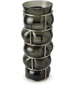 Resim Vanessa Mitrani Brick Vase Smoke - Üfleme Cam 