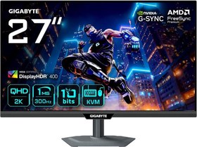 Resim Gigabyte M27Q3 27" 1 ms 2K Pivot IPS 300 Hz Oyuncu Monitörü Teşhir 