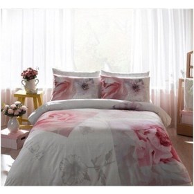 Resim Taç Fiona Tek Kişilik Ranforce Nevresim Takımı-Pembe 