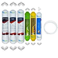 Resim Pemax Water Solutions Kapalı Kasa Su Arıtma Cihazlarına Ecomax 6'lı Mebransız Alkali -Mineral -Tatlandırıcı 