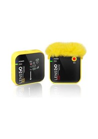 Resim Lensgo 348C Sarı 1V1 Kablosuz Tekli Mikrofon Seti 