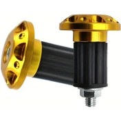 Resim Willowhaven 2 Adet Sarı Motorcycle Gidon Ucu Tıpası Seti Aksesuar Kapakları 