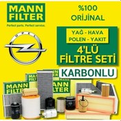 Resim Opel Mokka 1.6 CDTI Mann-Filter Filtre Bakım Seti 2015-2017 4lü Bayisinden Orijinal