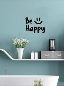 Resim Janusmania Be Happy Ayna Sticker Duvar Sticker 